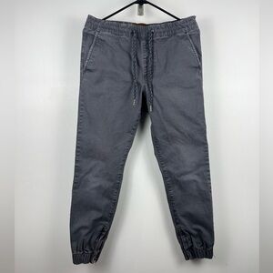 Tainted Denim Gray Men’s Jogger Pants - Size 30 (S)